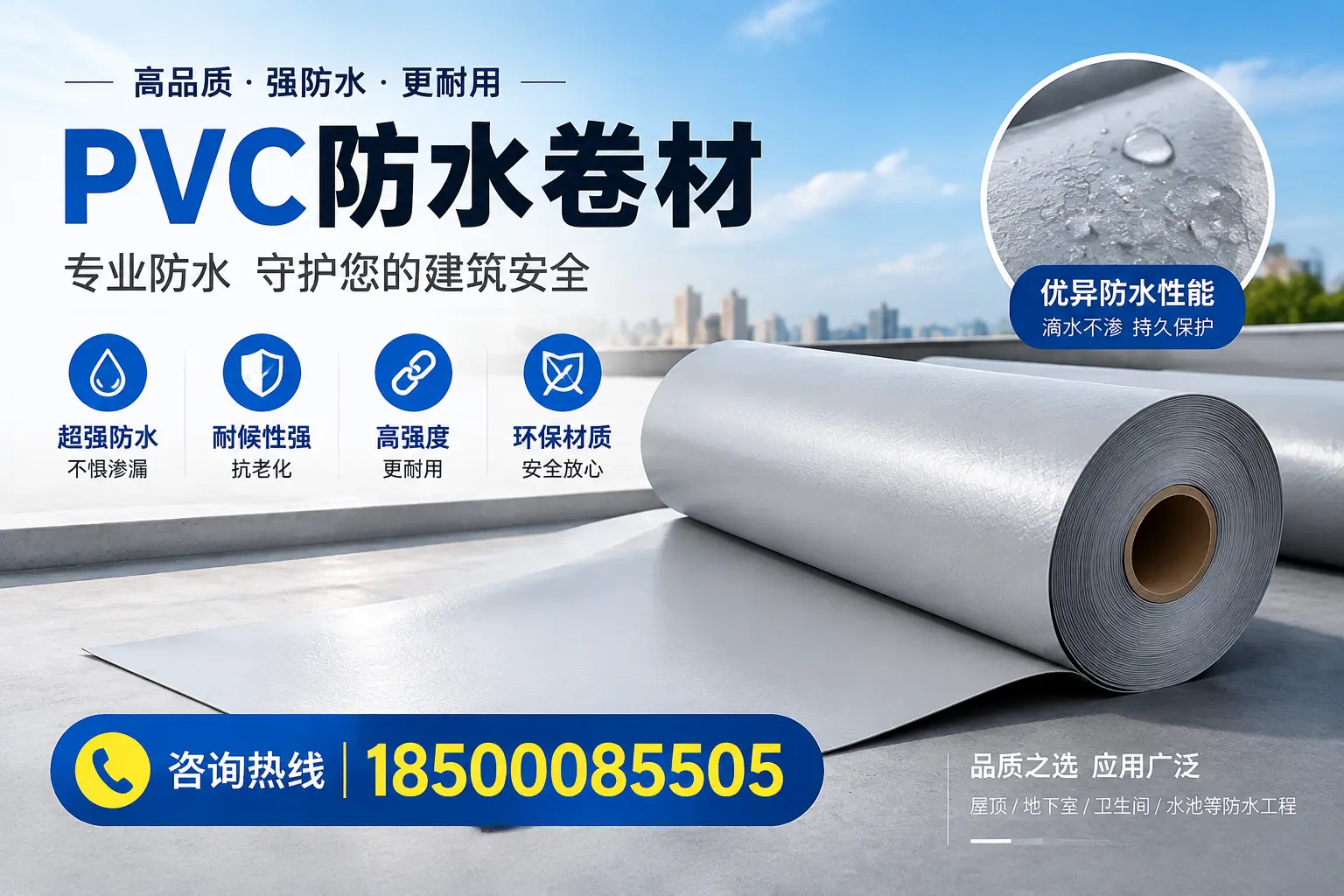 洛阳地区pvc防水卷材的市场现状与发展趋势