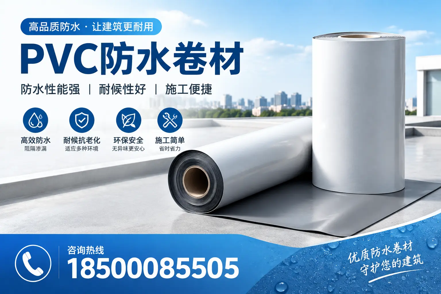 PVC防水卷材的维护保养秘籍，保障洛阳客户的投资
